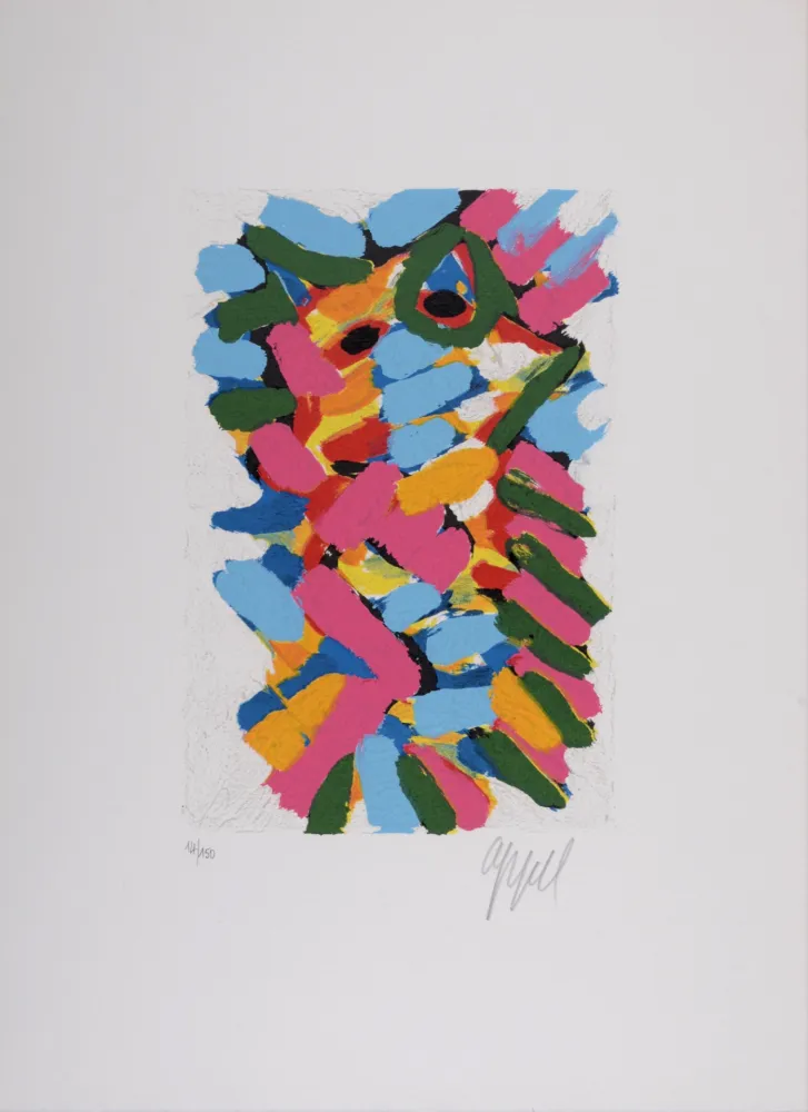 Siebdruck Appel - Composition, c. 1970 - Hand-signed & numbered