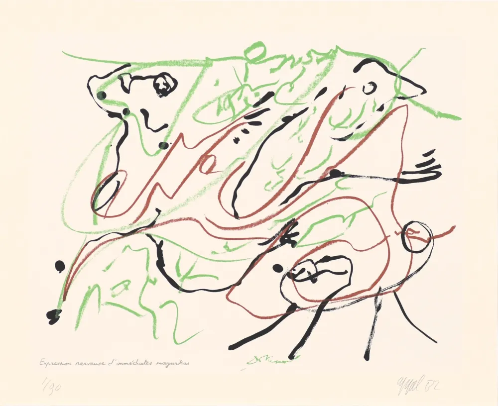 Siebdruck Appel - Duo 04 : Expression nerveuse