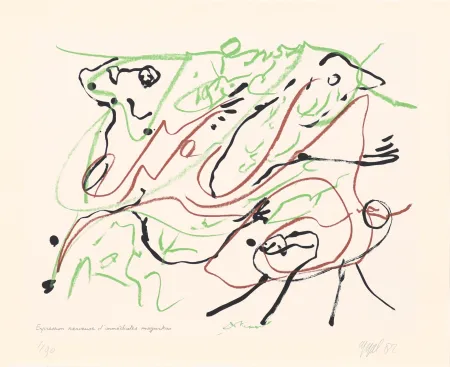 Siebdruck Appel - Duo 04 : Expression nerveuse