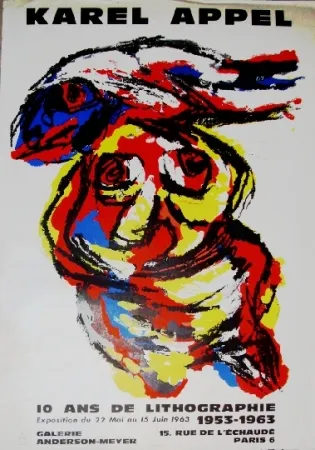 Plakat Appel - Exposition Louise Leiris