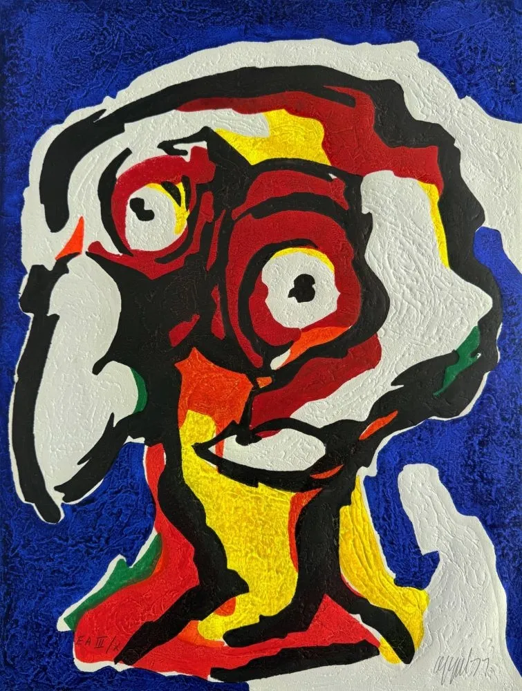 Holzschnitt Appel - Le Philosophe