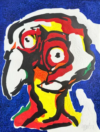 Holzschnitt Appel - Le Philosophe