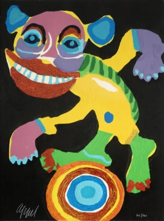 Holzschnitt Appel - L'image de la Planete Terre