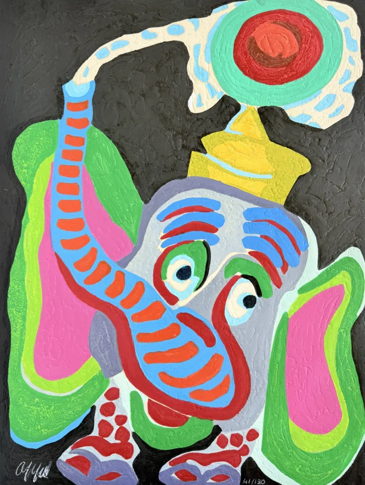 Holzschnitt Appel - L’Oeil du cirque