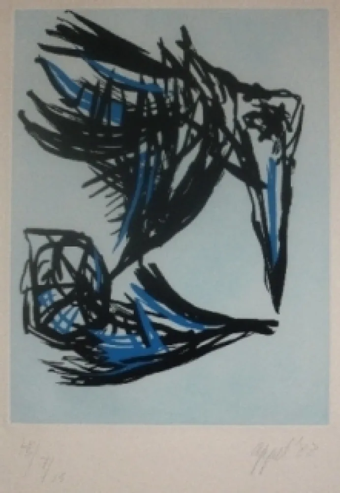 Radierung Und Aquatinta Appel -  Los parajeros