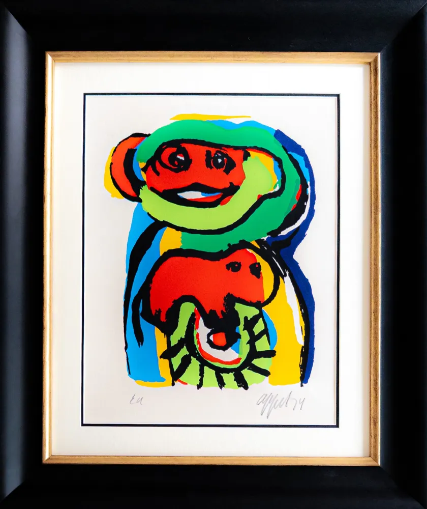 Lithographie Appel - Monkey