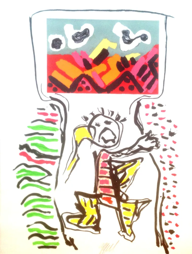 Lithographie Appel - Un ami pour la vie 