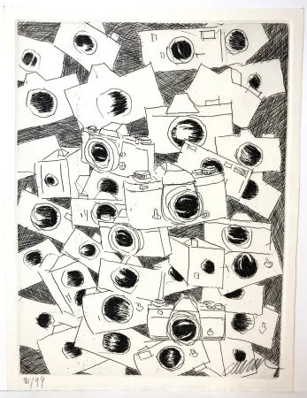 Radierung Arman - Accumulations 