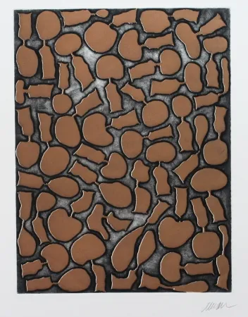 Aquatinta Arman - Bonjour Max Ernst