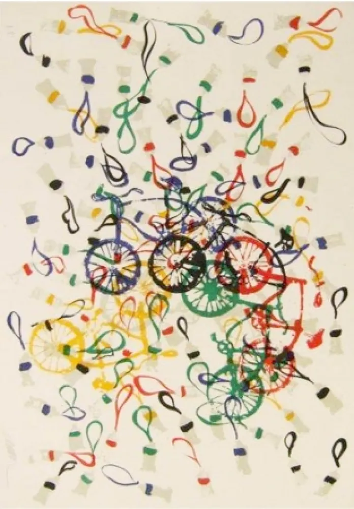 Lithographie Arman - Composition