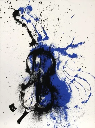 Siebdruck Arman - Crossfire