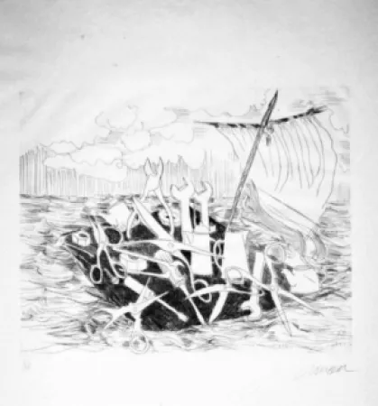 Illustriertes Buch Arman - Le naufrage de Méduse