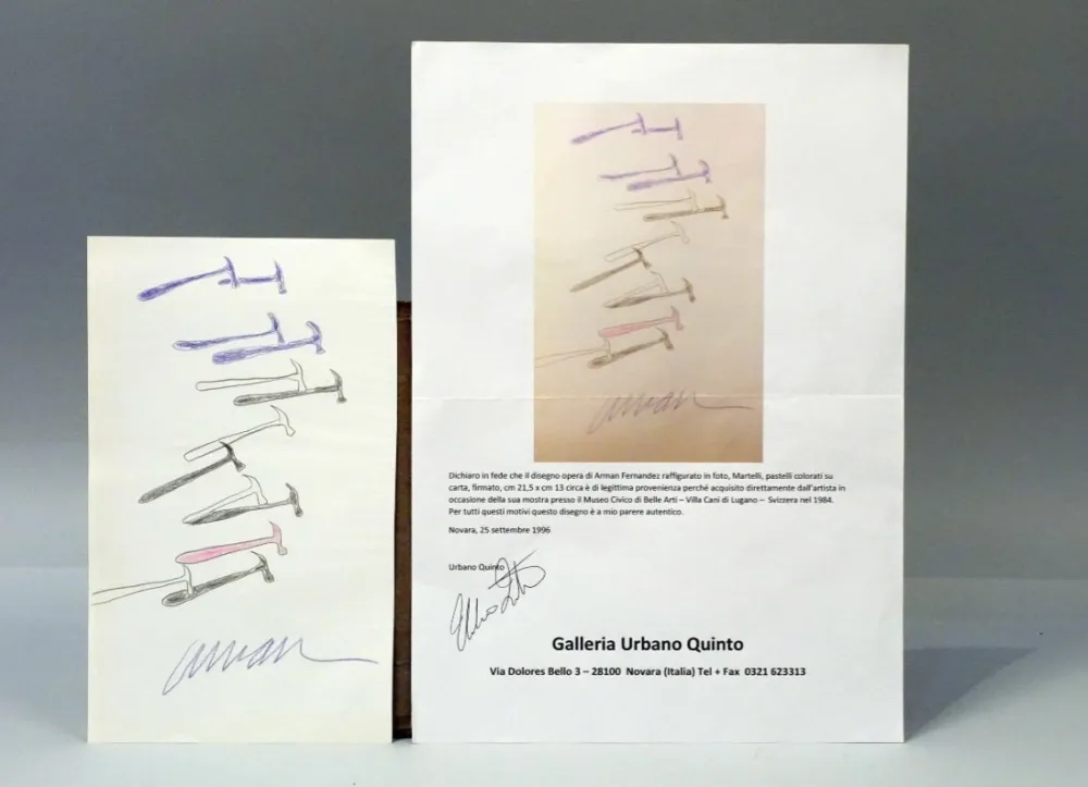 Keine Technische Arman - Marteaux reflex