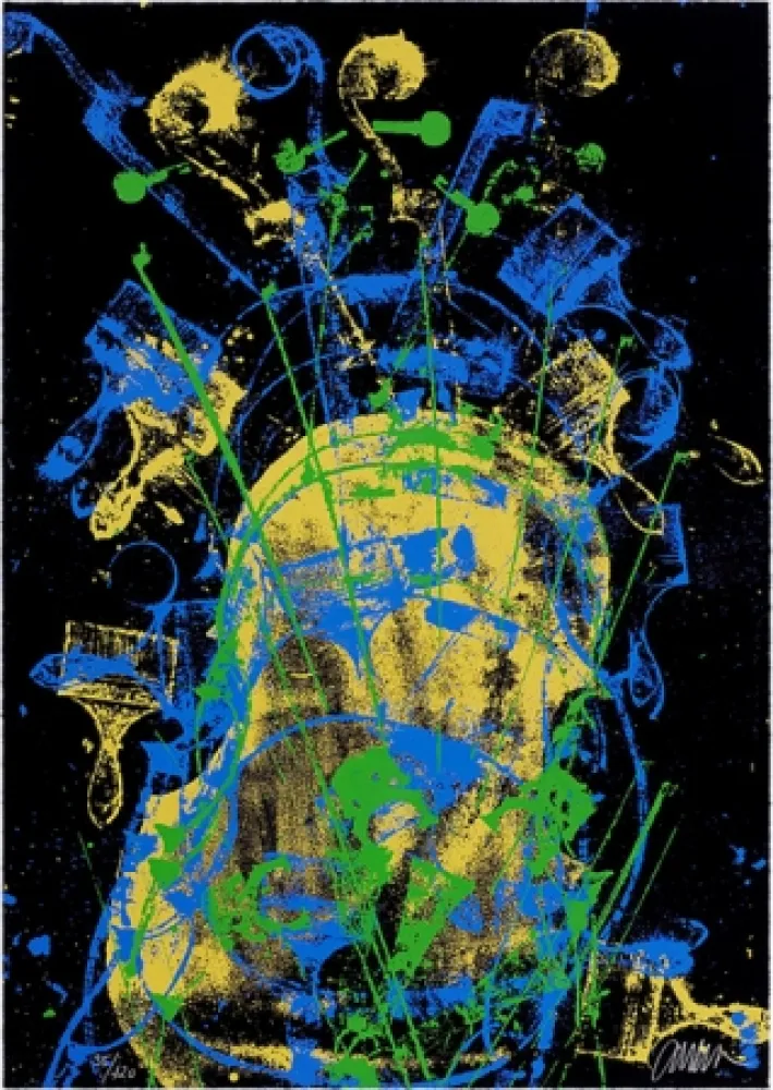 Siebdruck Arman - Melody for Strings 3