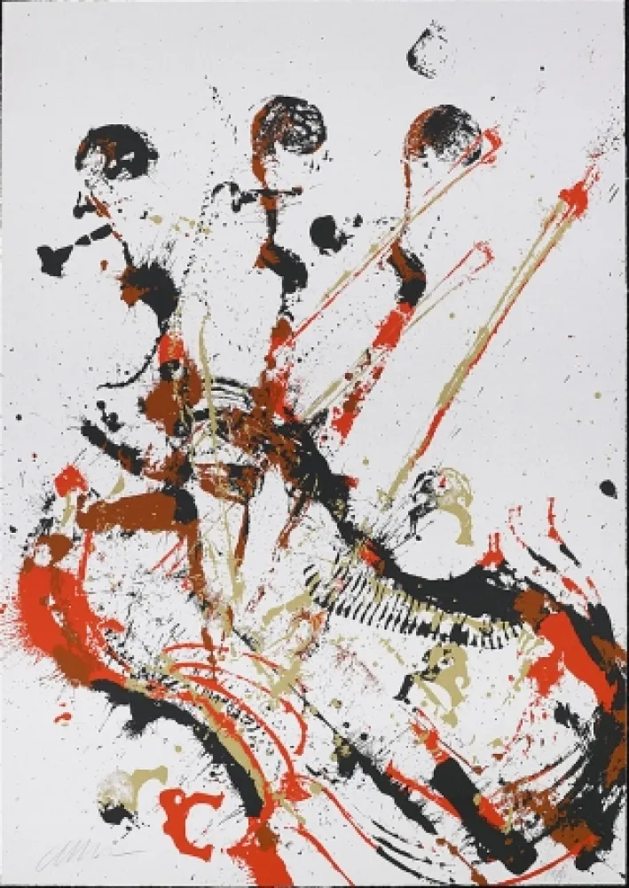 Siebdruck Arman - Melody for Strings II