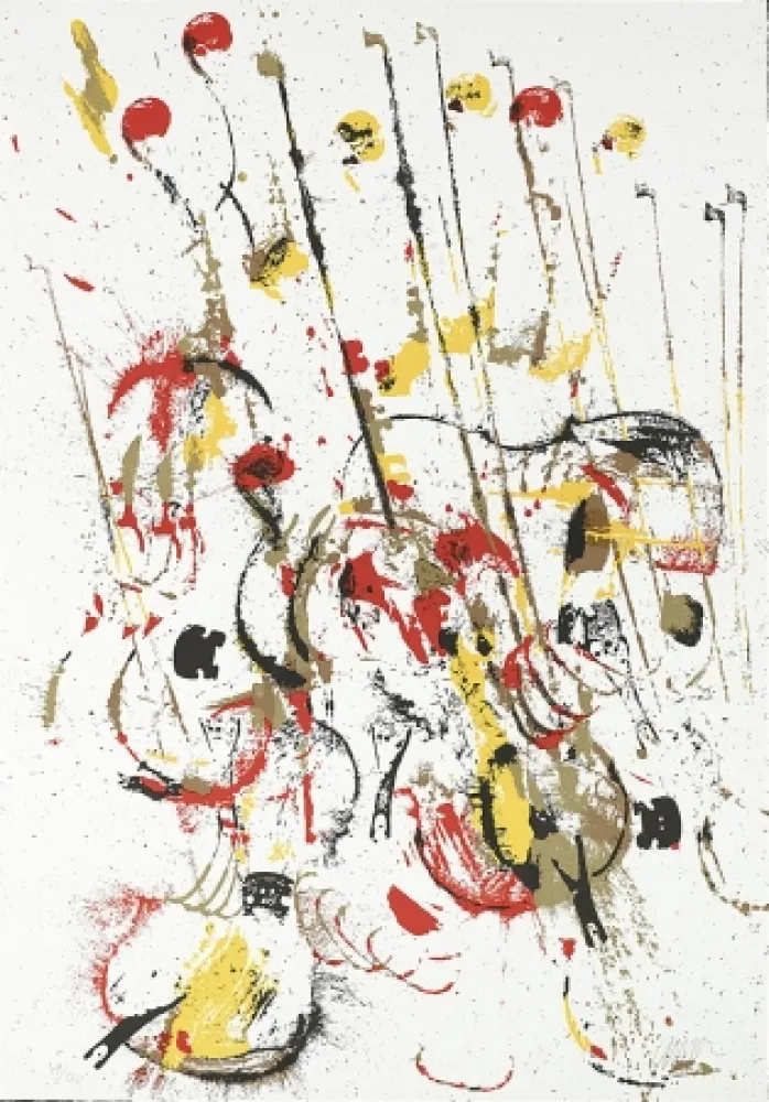 Siebdruck Arman - Melody for Strings III