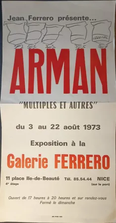 Plakat Arman - '' Multiples et Autres ''