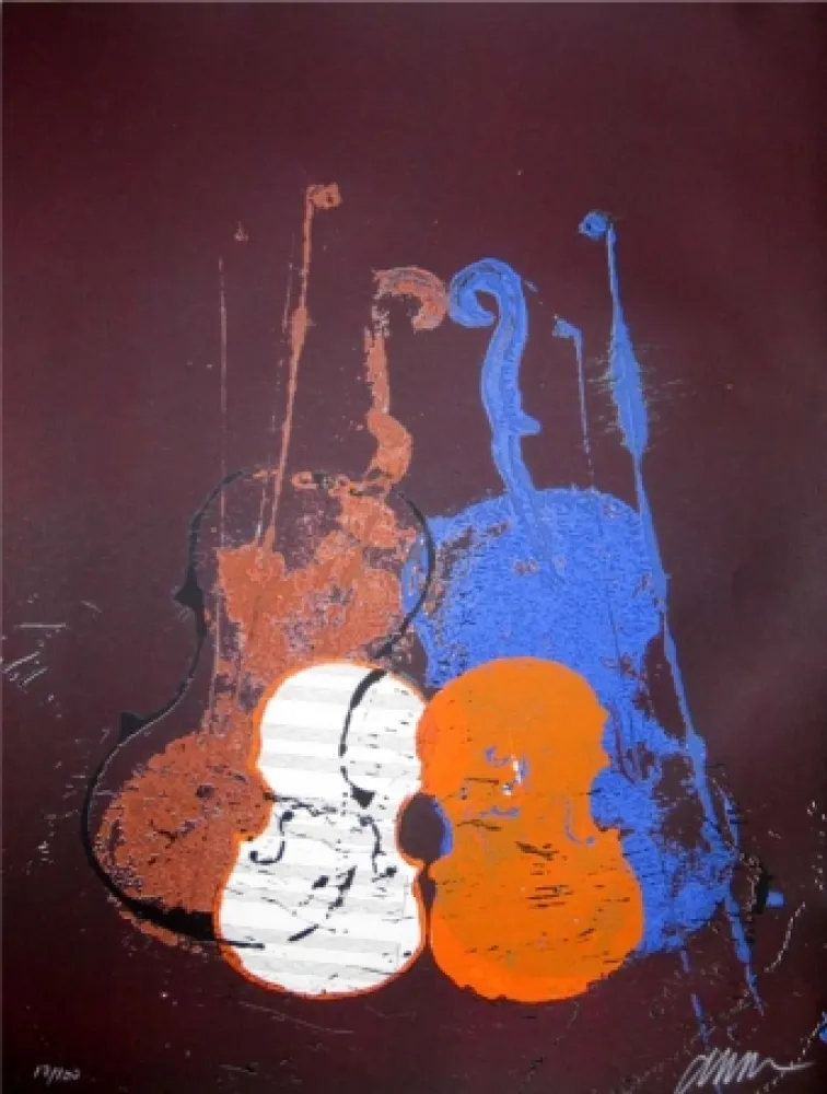 Siebdruck Arman - Untitled (Mélodie)