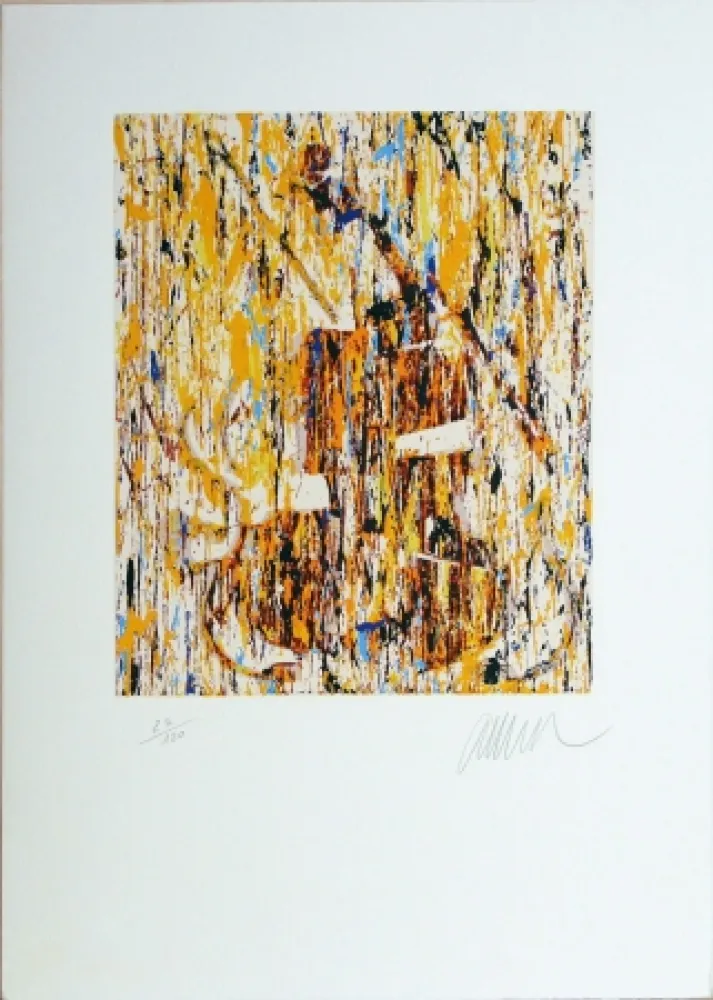 Siebdruck Arman - VIOLINO