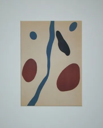 Lithographie Arp - Constellation