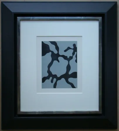 Holzschnitt Arp - Géométrie végetale