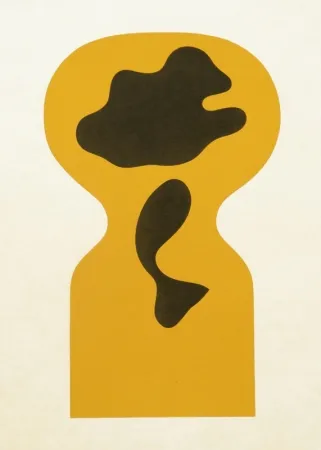 Holzschnitt Arp - Le Soleil Recercle 