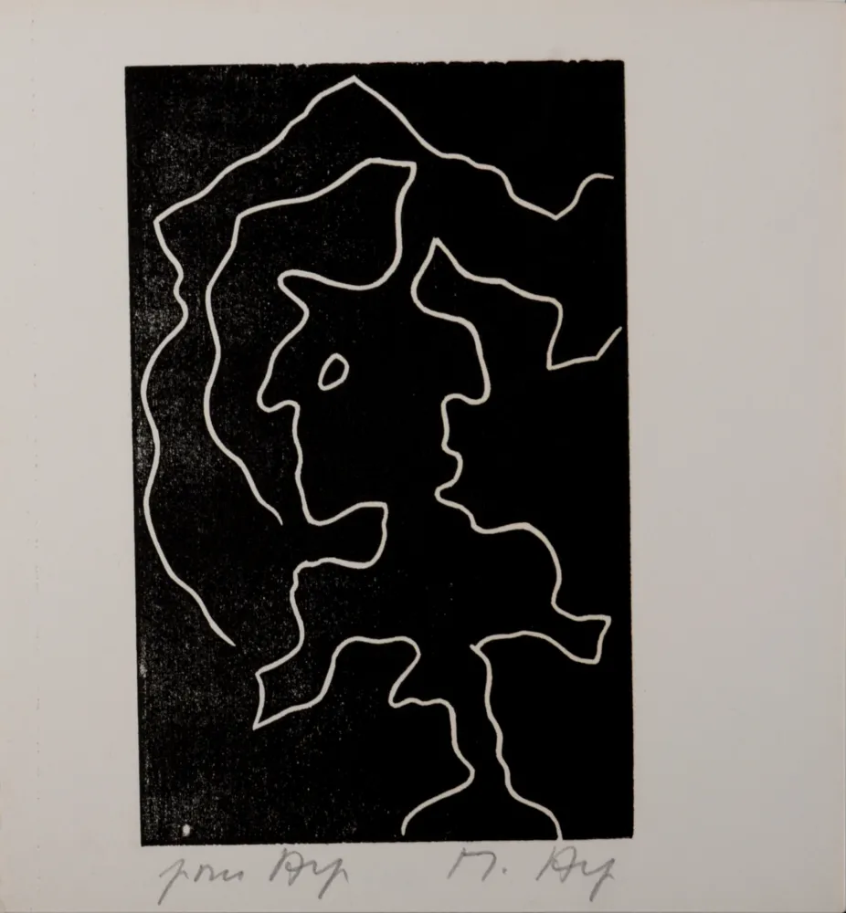 Holzschnitt Arp - Multiple Femme VIII, 1956