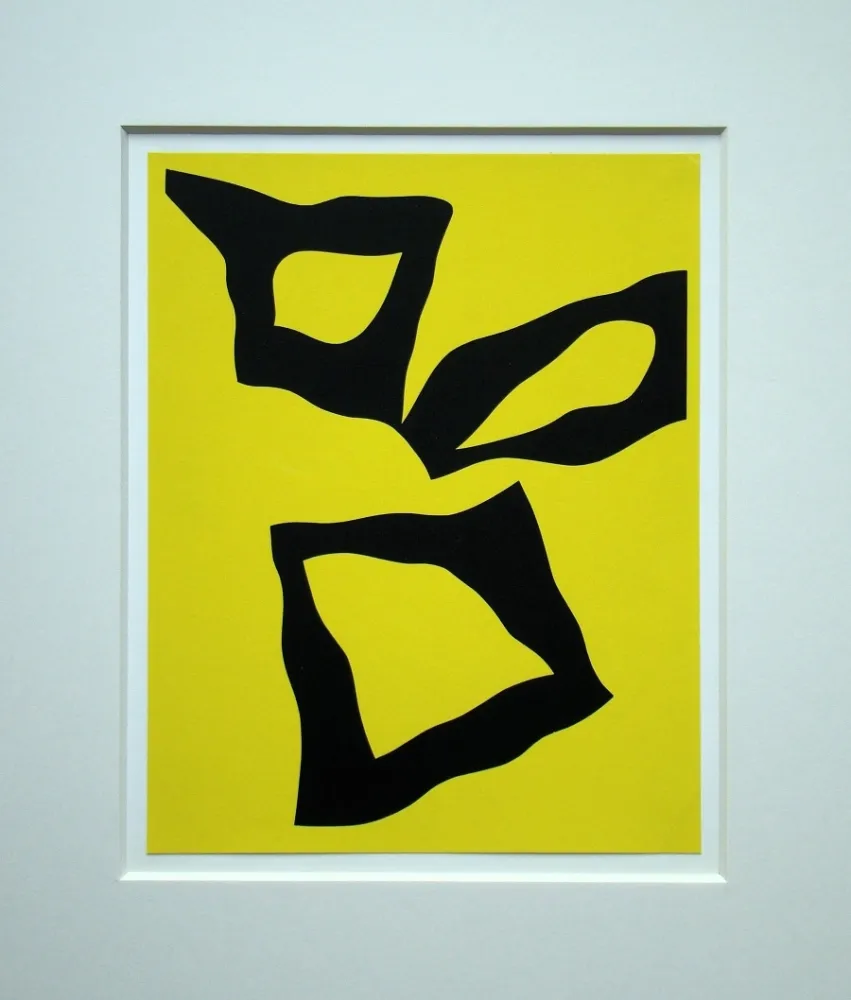 Siebdruck Arp - Placé selon les lois du hasard - 1951