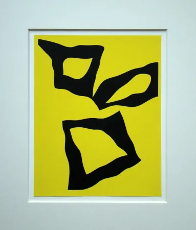 Siebdruck Arp - Placé selon les lois du hasard - 1951