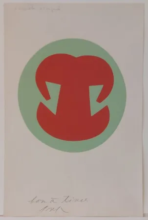 Holzschnitt Arp - Sans titre