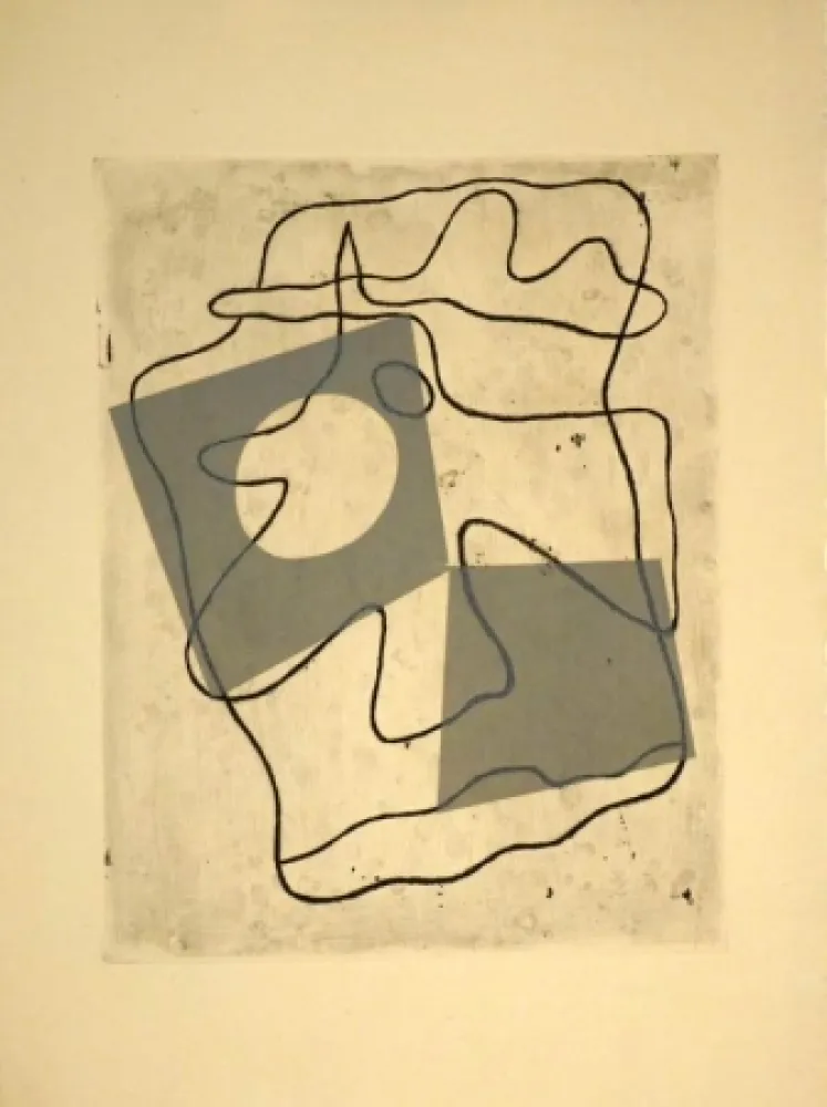 Illustriertes Buch Arp - Vers le blanc infini. (Poèmes et gravures)