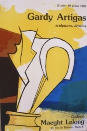 Plakat Artigas - Affiche exposition galerie Maeght Lelong