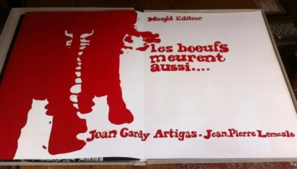 Illustriertes Buch Artigas - Les boeufs meurent aussi