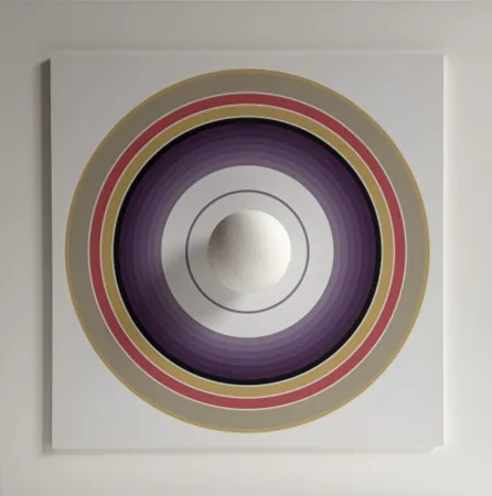 Monotypie Asis - Asistype 14 – boule sur cercle