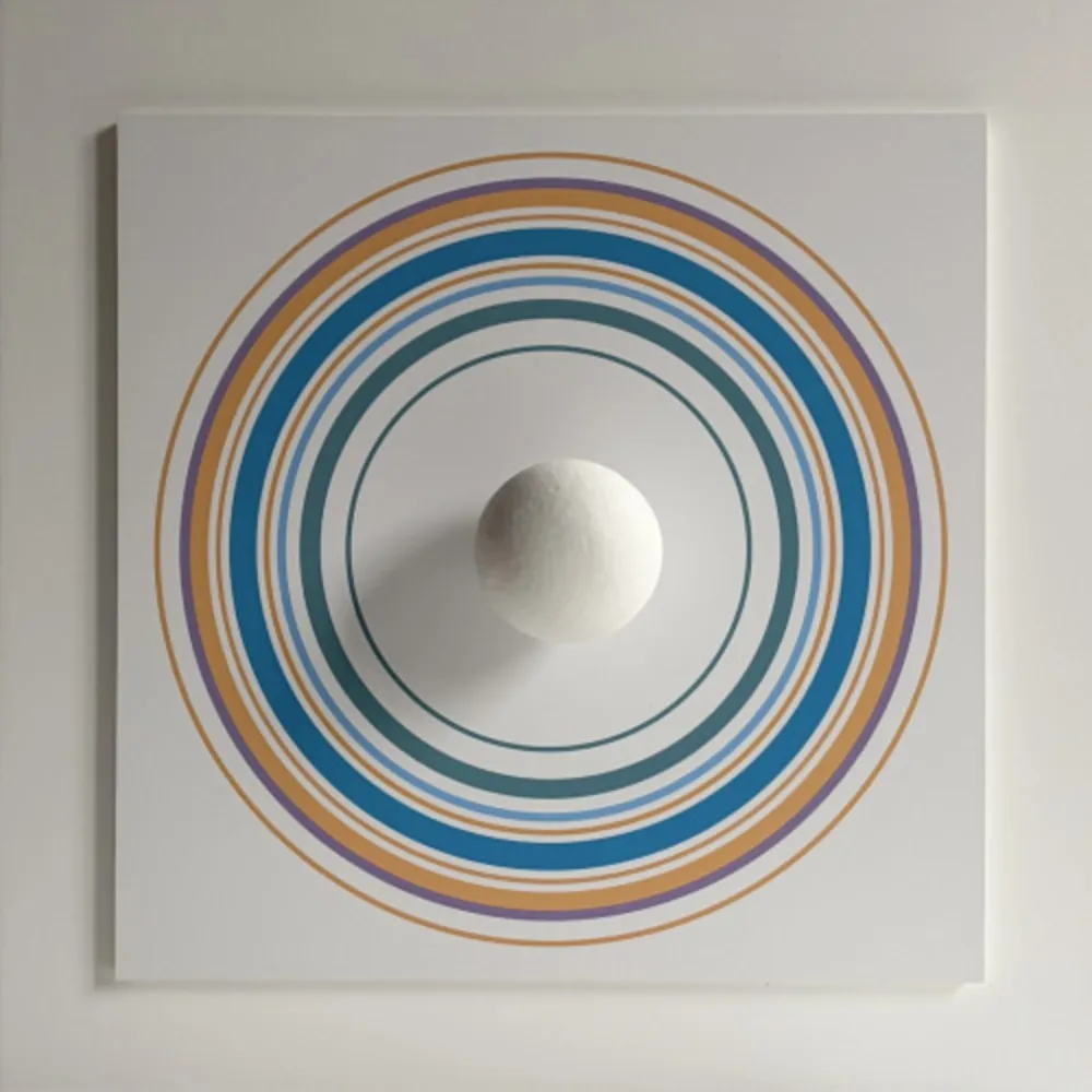 Monotypie Asis - Asistype 16 – boule sur cercle