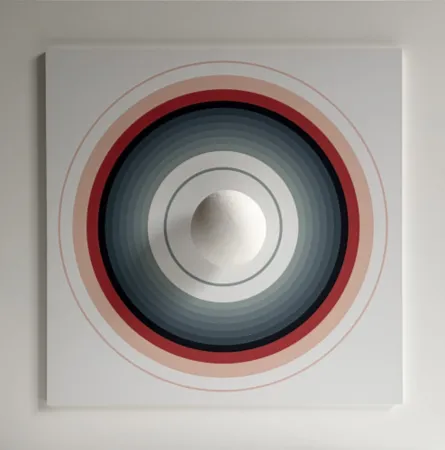 Monotypie Asis - Asistype 19 – boule sur cercle