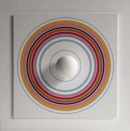 Monotypie Asis - Asistype 20 – boule sur cercle