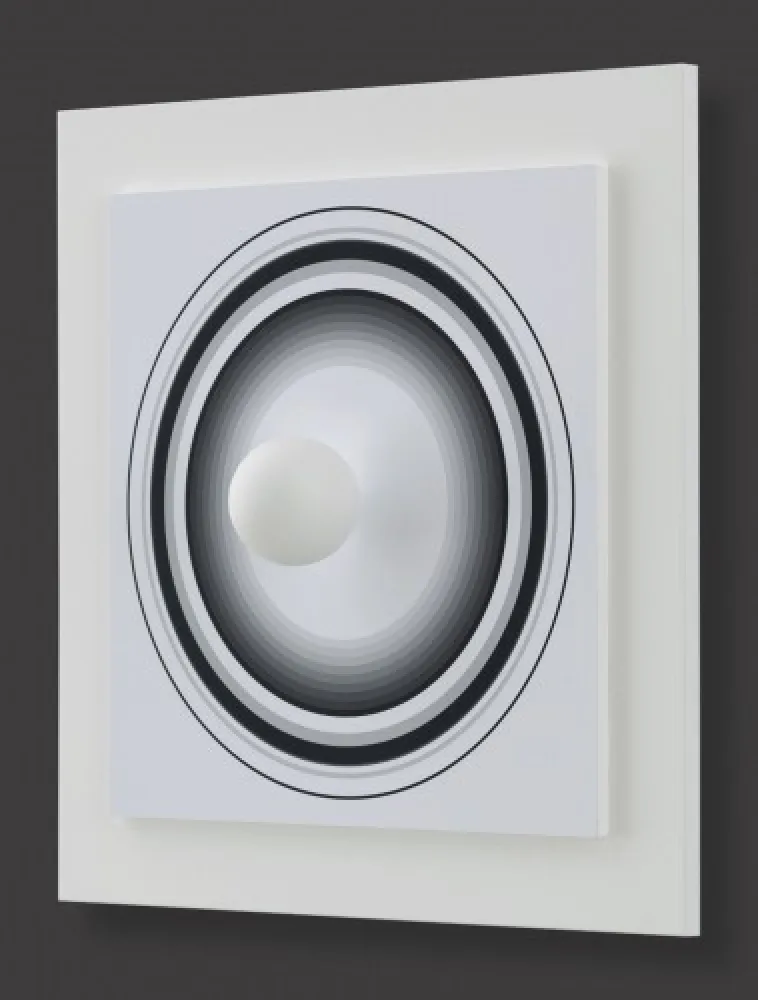 Monotypie Asis - Asistype 3 - boule sur cercle