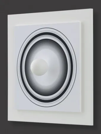 Monotypie Asis - Asistype 3 - boule sur cercle