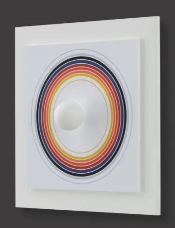 Monotypie Asis - Asistype 6 - boule sur cercle