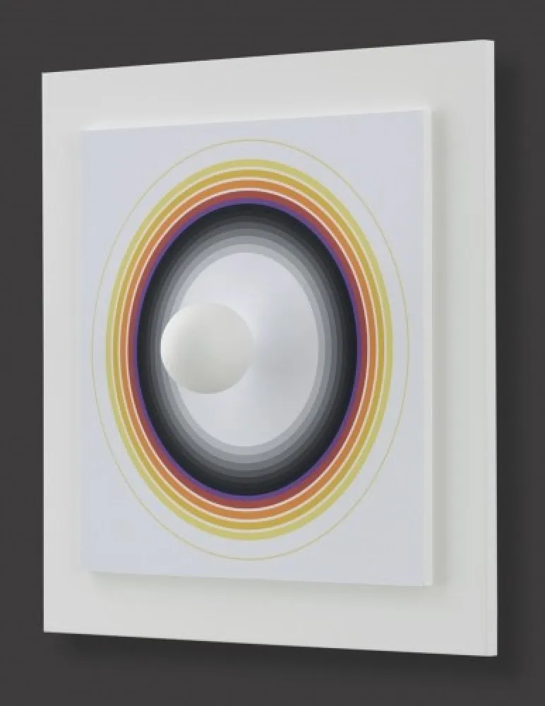 Monotypie Asis - Asistype 8 - boule sur cercle