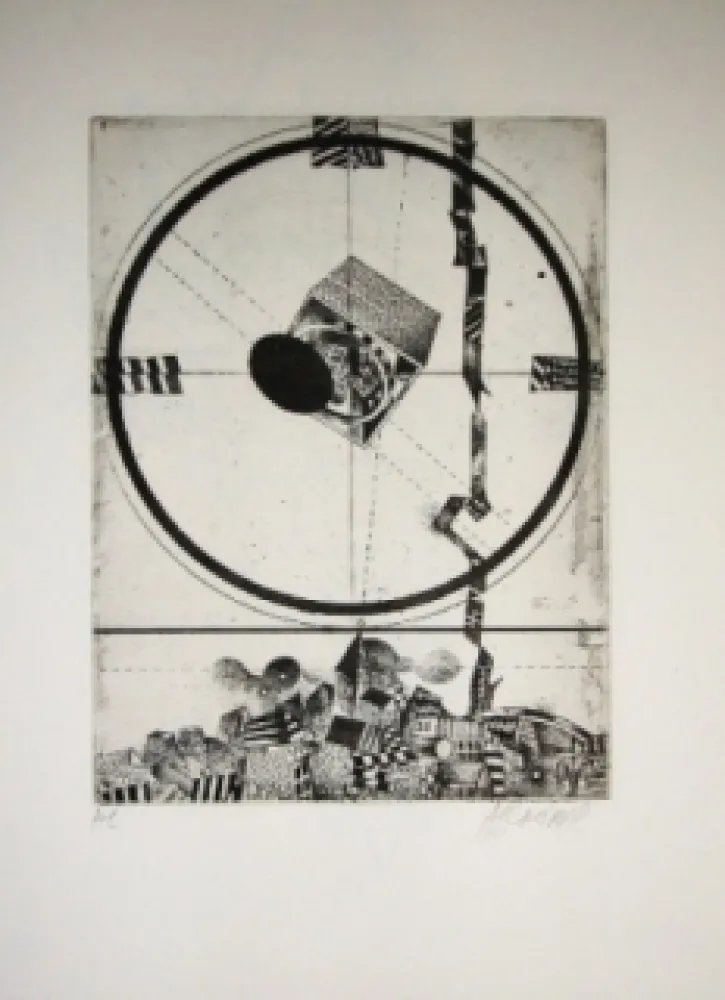 Kaltnadelradierung Assadour - Sans titre