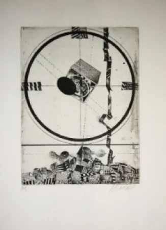 Kaltnadelradierung Assadour - Sans titre