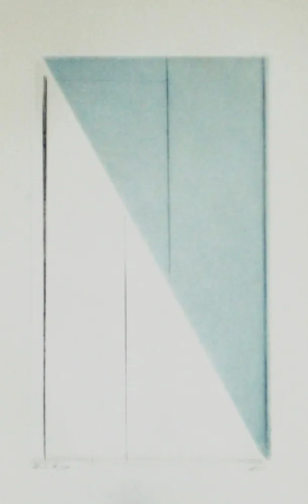 Aquatinta Asse - Verticales sur un versant