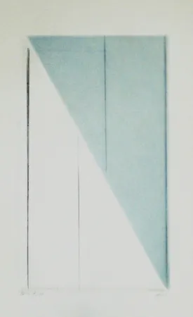 Aquatinta Asse - Verticales sur un versant