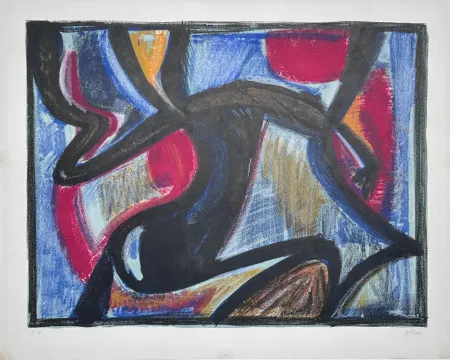 Lithographie Atlan - Les Hespérides 