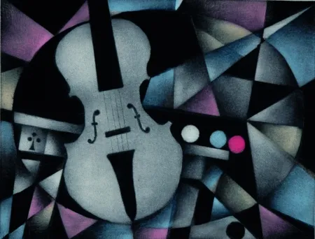 Mezzotinto Avati - Avec l'as de trefle