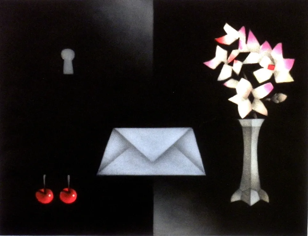 Mezzotinto Avati - La lettre a Edgar Allan P.