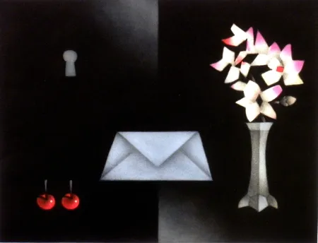 Mezzotinto Avati - La lettre a Edgar Allan P.