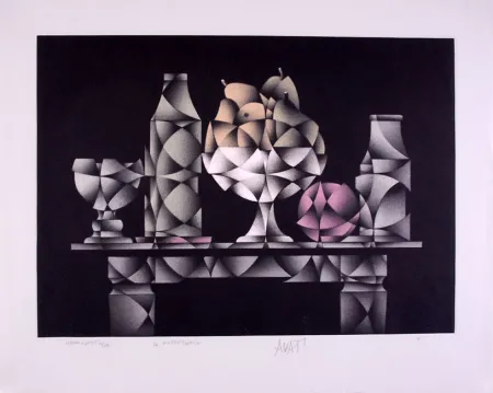 Mezzotinto Avati - La Maubeugeoise